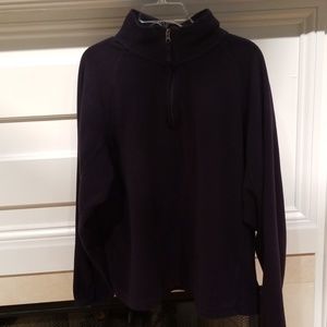3/4 zip fleece pullover